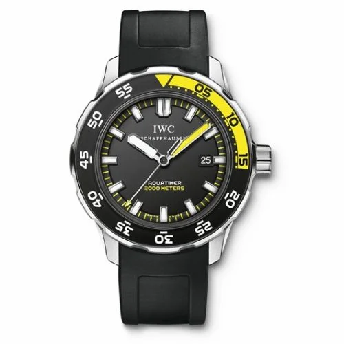 IWC Aquatimer 2000 Stainless Steel / Black / Rubber IW3568-10 (3568-10, IW356810)
